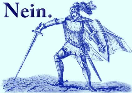 Nein ist die Antwort