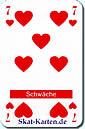 Herz sieben Bedeutung Skatkarten