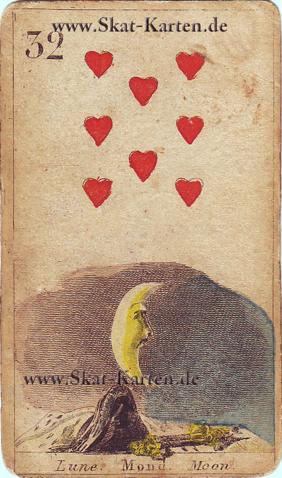 Herz acht Bedeutung der Skatkarten