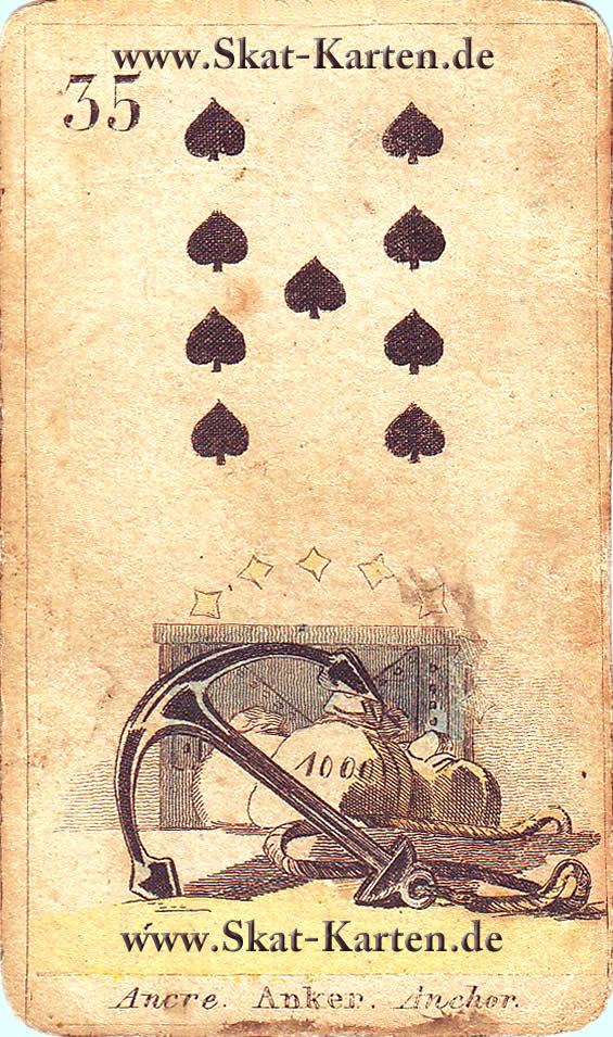 Pik neun Bedeutung der Skatkarten